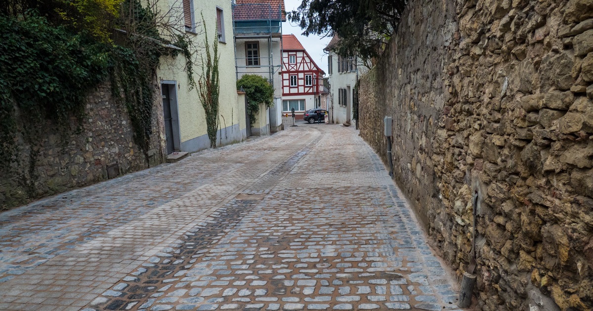 Die Treibergasse in Oppenheim