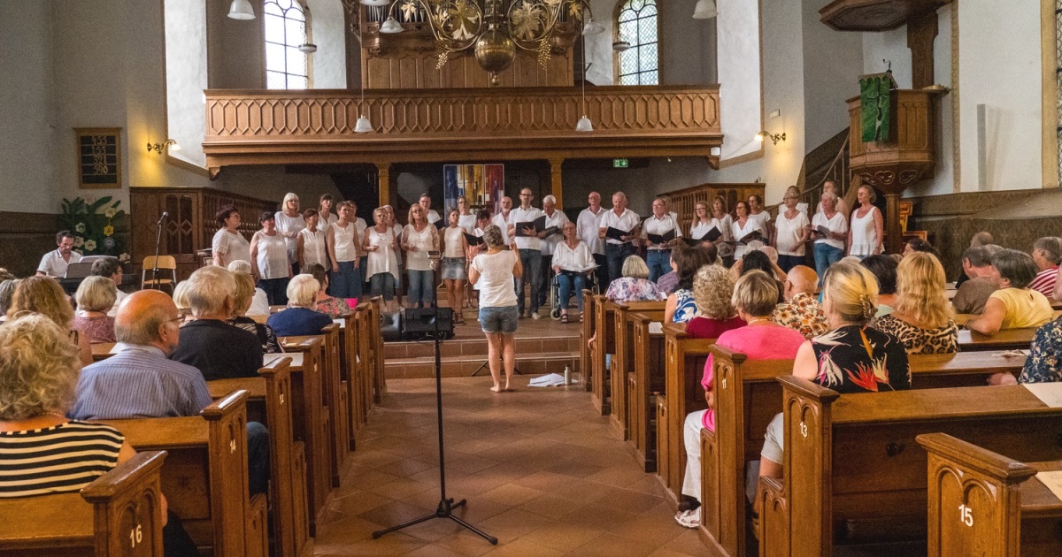 Sommerkonzert der Swinging Voices am 9. Juli 2023 in Guntersblum