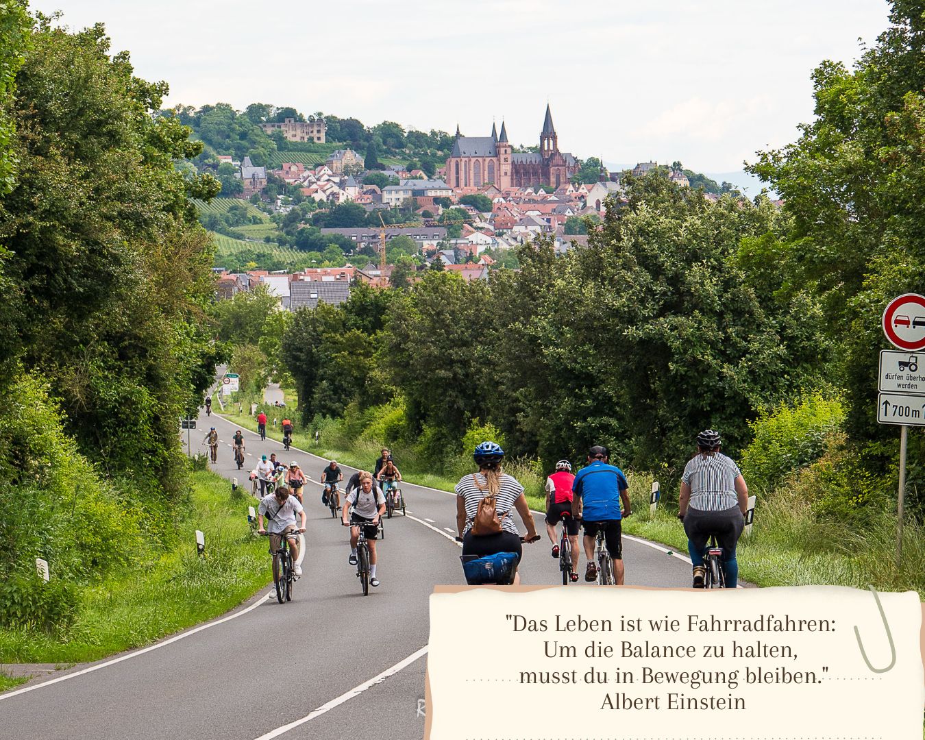 Radfahren macht glücklich