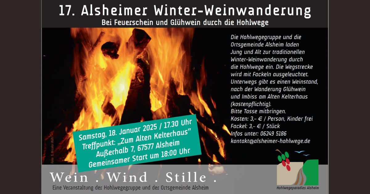 17. Alsheimer Winterweinwanderung